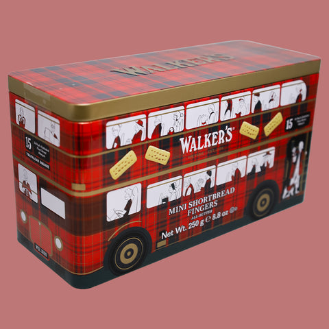 Lata de Galletas de Mantequilla Shortbread Walkers London Bus 250 g