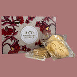 Lata de Galletas Francesas de Mantequilla con Frambuesa y Caramelo 300 g