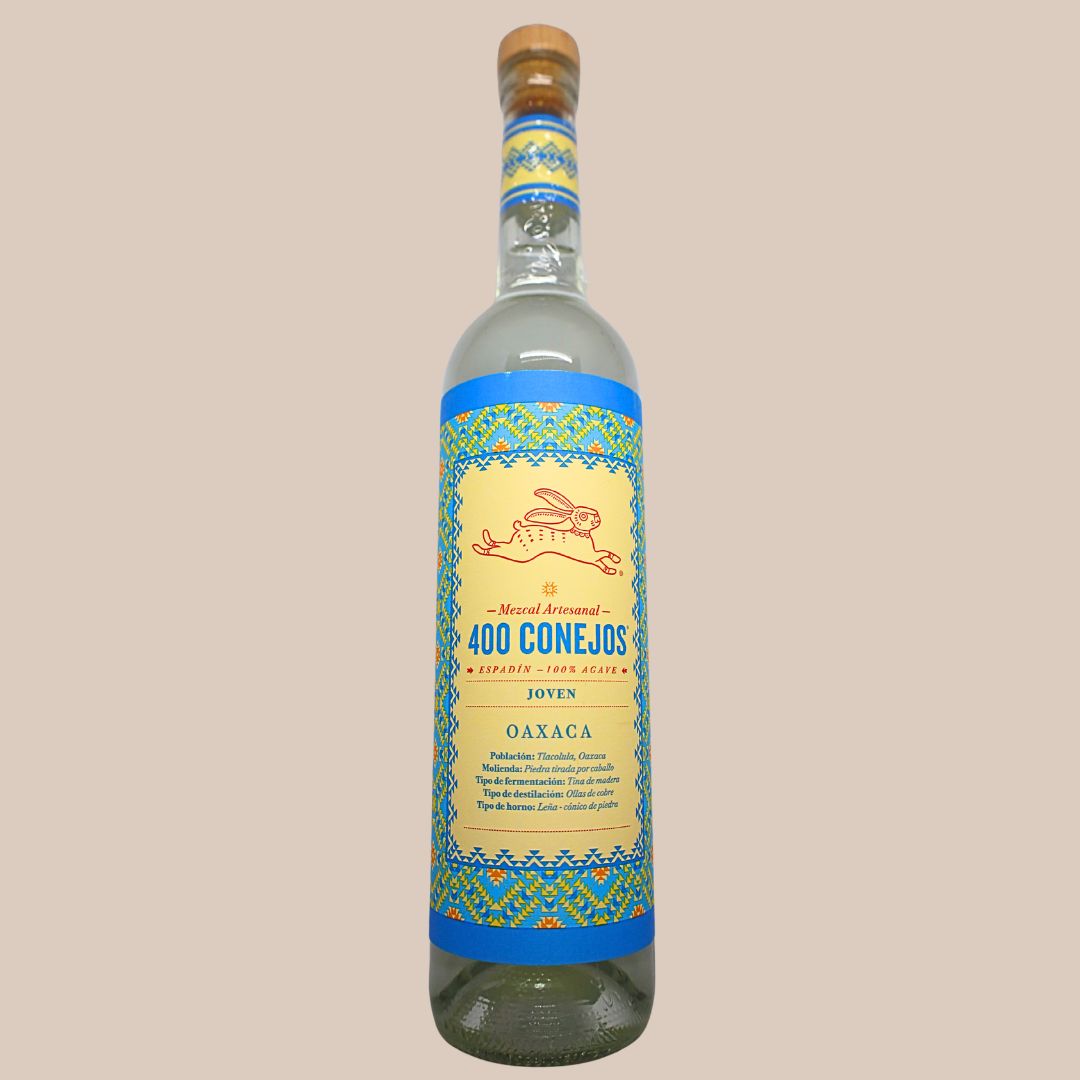 Mezcal artesanal 400 Conejos Joven 70 cl