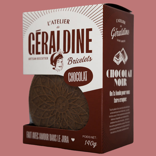 Bricelets de Chocolate Negro L'Atelier de Géraldine 140g