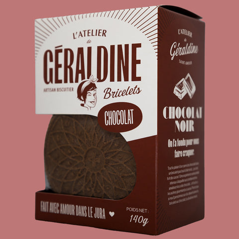 Bricelets de Chocolate Negro L'Atelier de Géraldine 140g