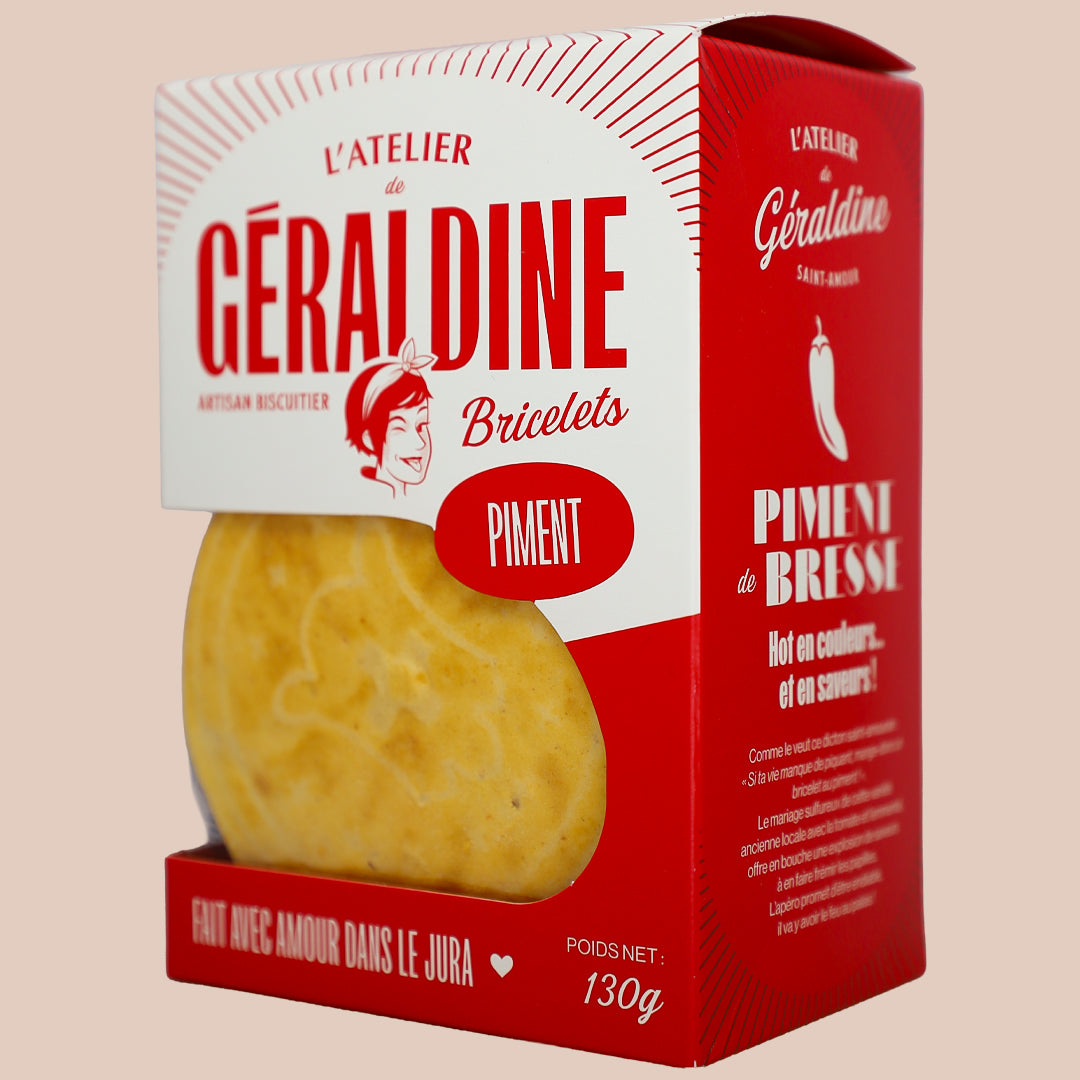 Bricelets de Pimiento Picante L'Atelier de Géraldine 130g