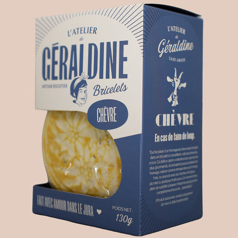 Bricelets de Queso de Cabra L'Atelier de Géraldine 130g
