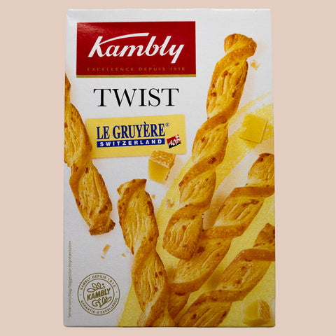 Palitos de Hojaldre con Mantequilla y Queso Gruyere Kambly Twist 100 g