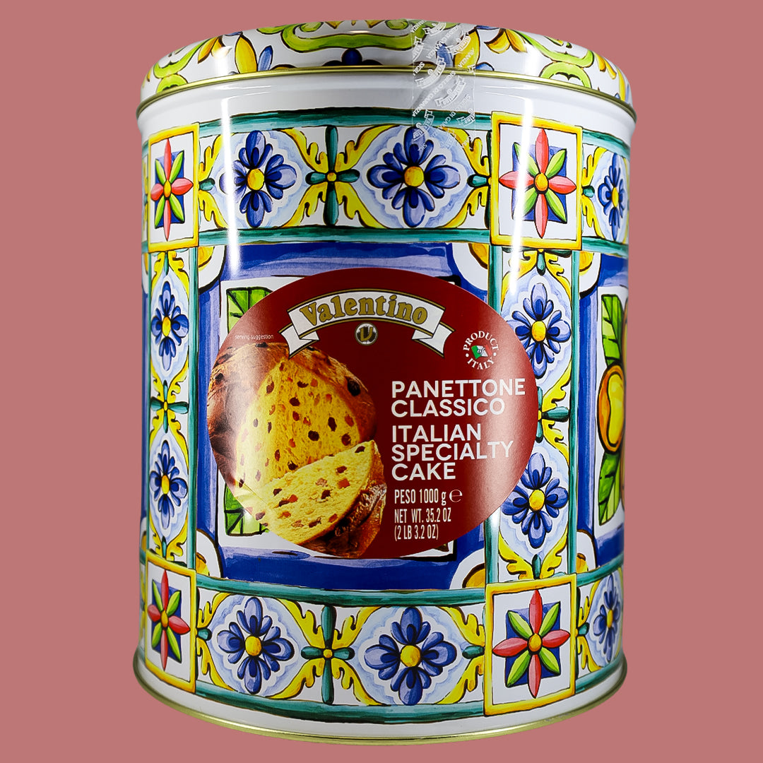 Panettone Clásico en Lata Valentino 1 kg