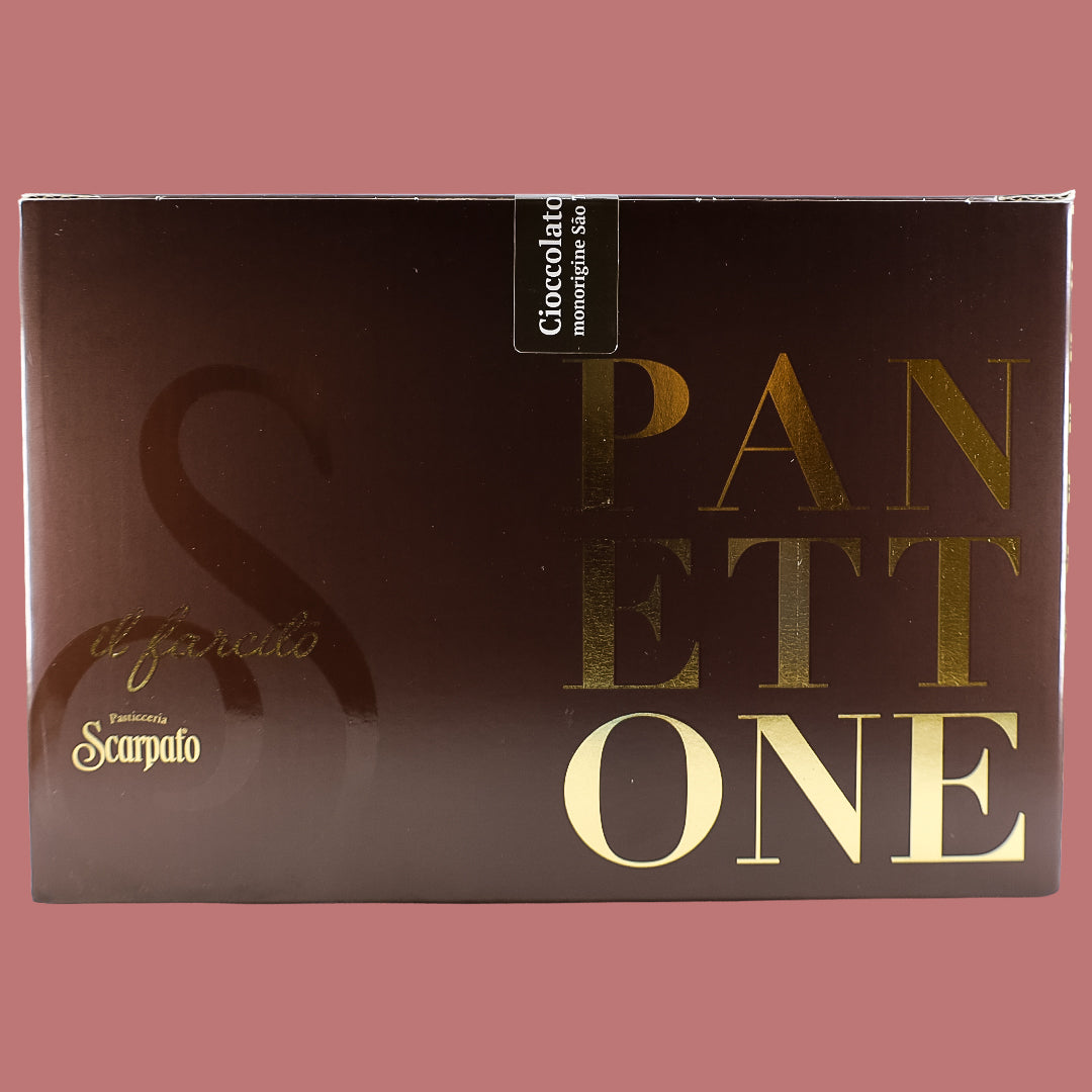 Panettone con Crema de Chocolate Scarpato 1kg