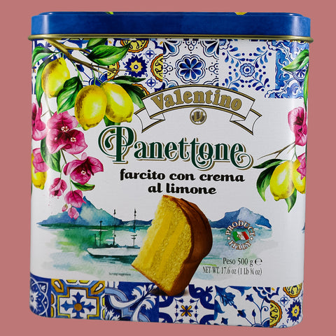 Panettone con Crema de Limón en lata Valentino 500 g