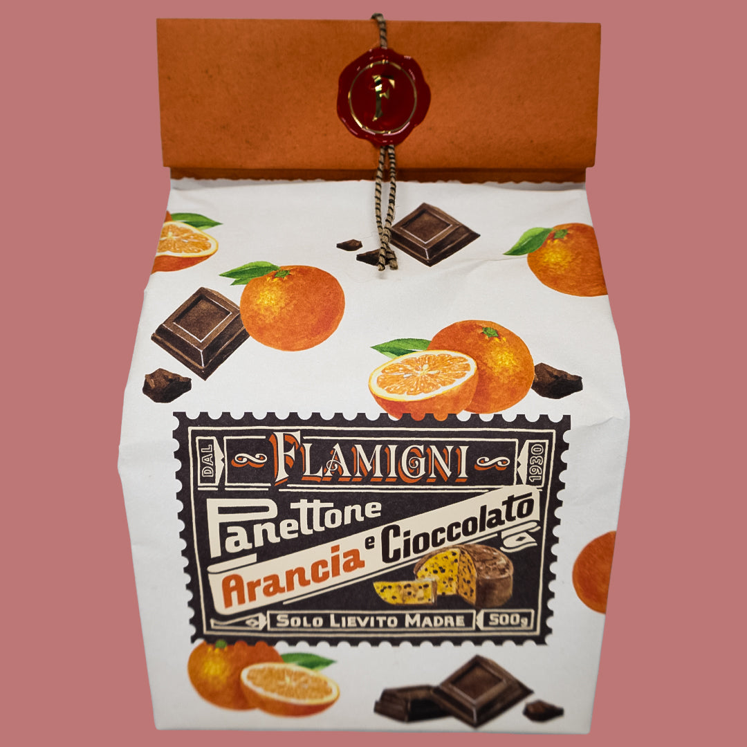 Panettone con Naranja y Chocolate Flamigni 500 g