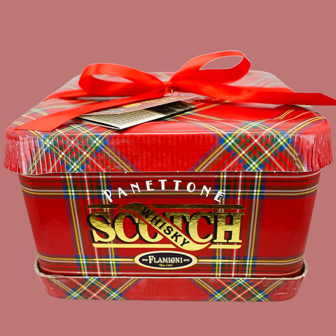 Panettone Flamigni Scotch con Crema de Whisky. 950 g