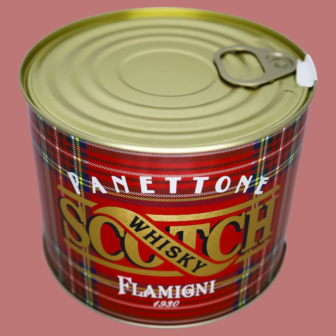 Mini Panettone Flamigni con crema de whisky en Lata 350 g