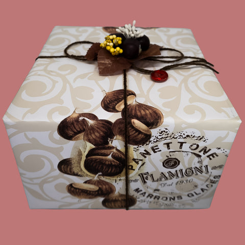Panettone with chestnut cream "Montebianco". 1kg 