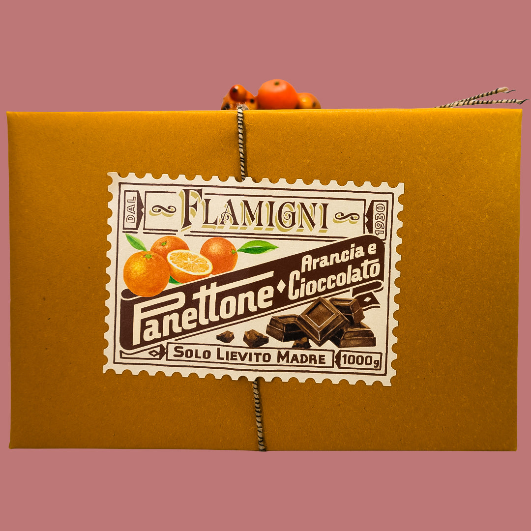 Panettone con Naranja y Chocolate Flamigni 1 kg