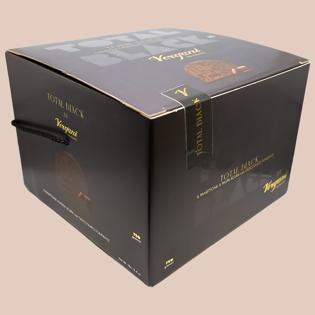 Panettone Total Black con Chocolate Negro Fondente 750 g
