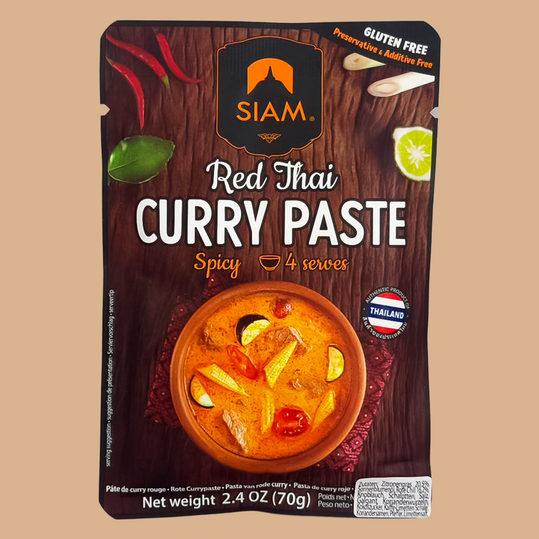 Pasta de Curry Rojo Picante Siam 70 g