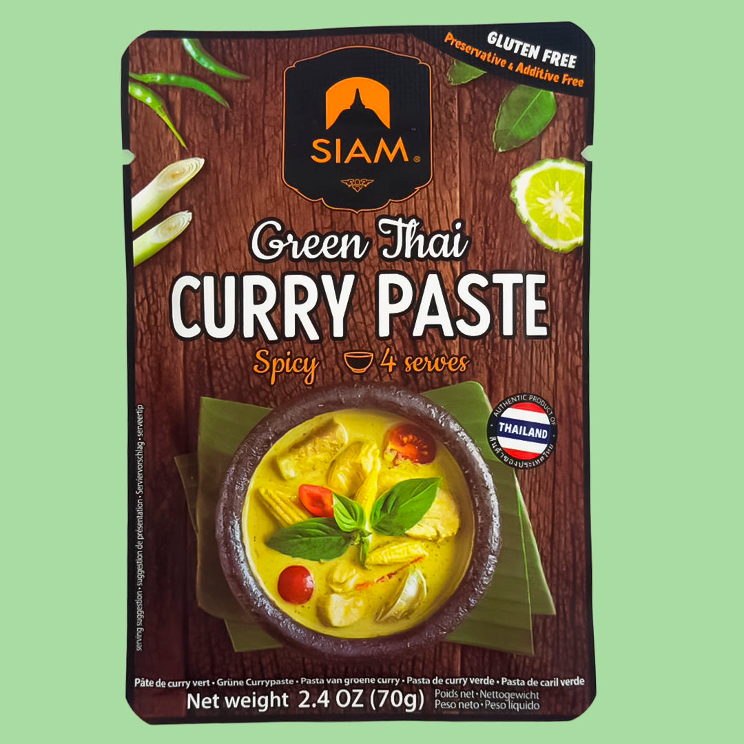 Pasta de Curry Verde Picante Siam 70 g