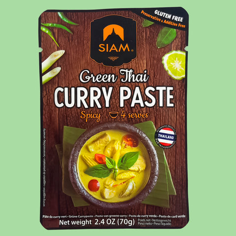 Pasta de Curry Verde Picante Siam 70 g