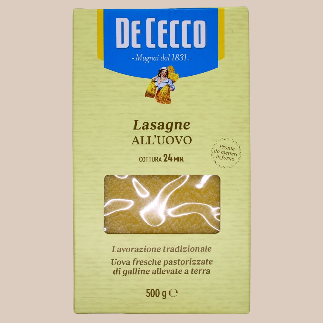 Pasta Lasagne al huevo De Cecco 500 g