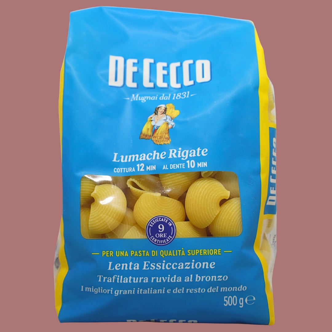 Pasta Lumache Rigate De Cecco 500 g