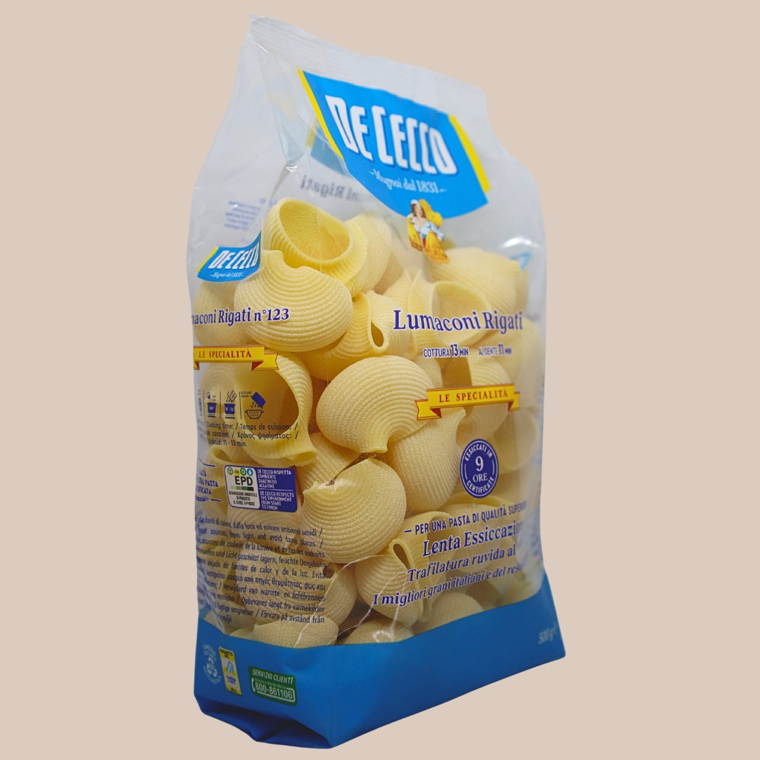 Pasta Lumaconi Rigati De Cecco 500 g