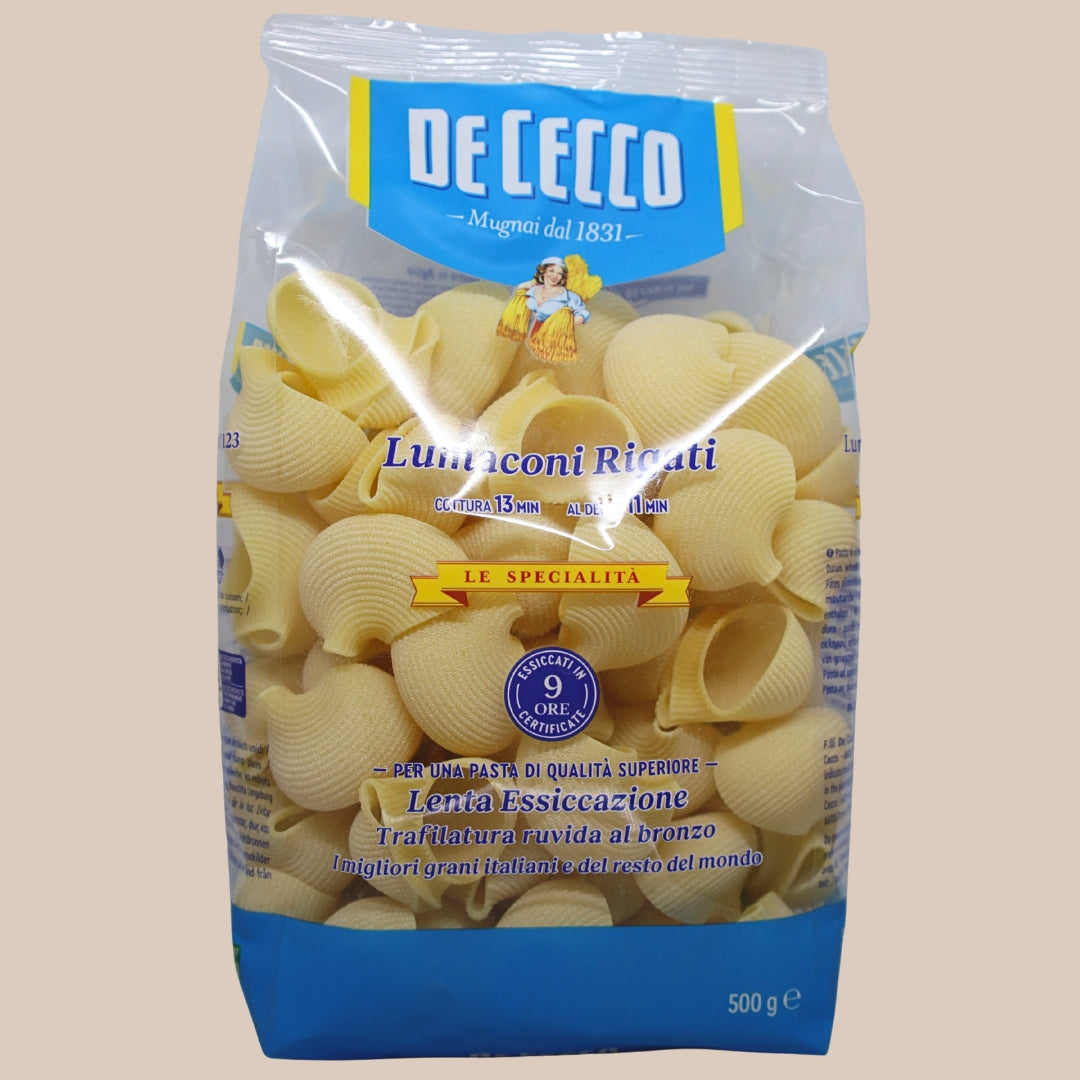 Pasta Lumaconi Rigati De Cecco 500 g
