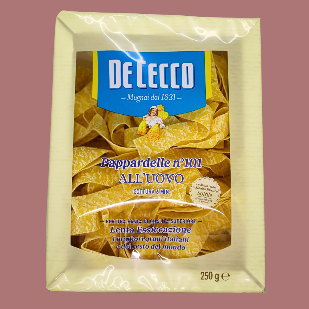 Pasta Pappardelle al huevo De Cecco 250 g