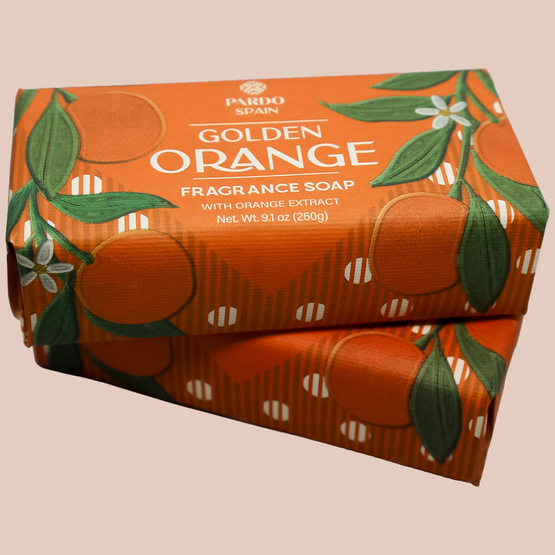 Jabón de Tocador Golden Orange Pardo Spain