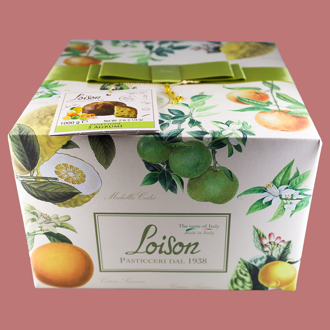 Panettone 5 Agrumi con Cítricos Loison 1 kg