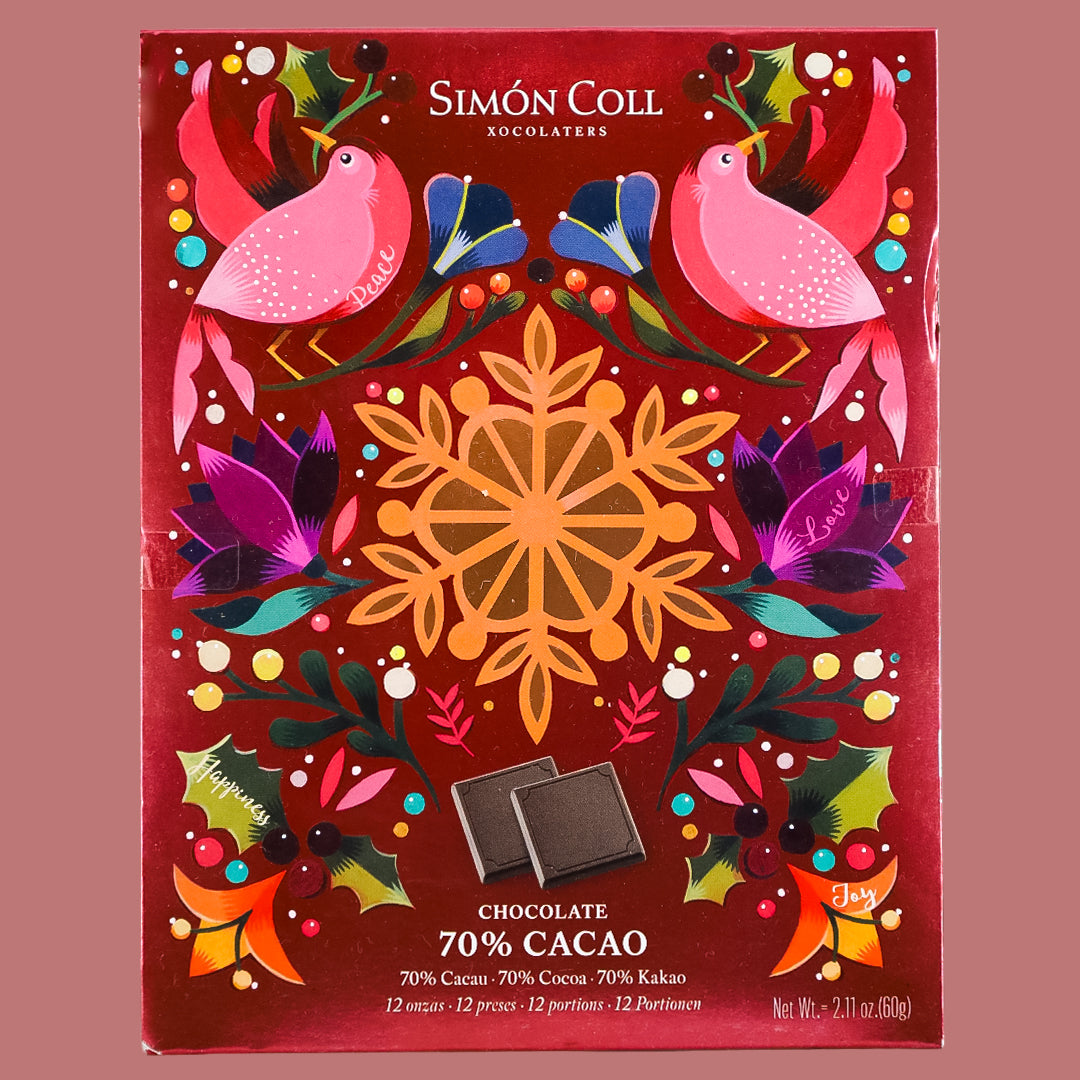 Napolitanas de Chocolate Simón Coll 70% Cacao 60 g
