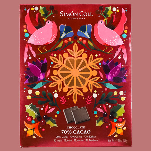 Napolitanas de Chocolate Simón Coll 70% Cacao 60 g