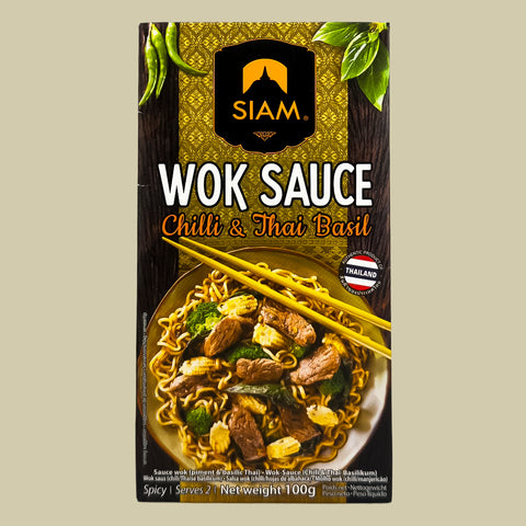 Salsa para Wok de Chile y Albahaca Siam 100 g