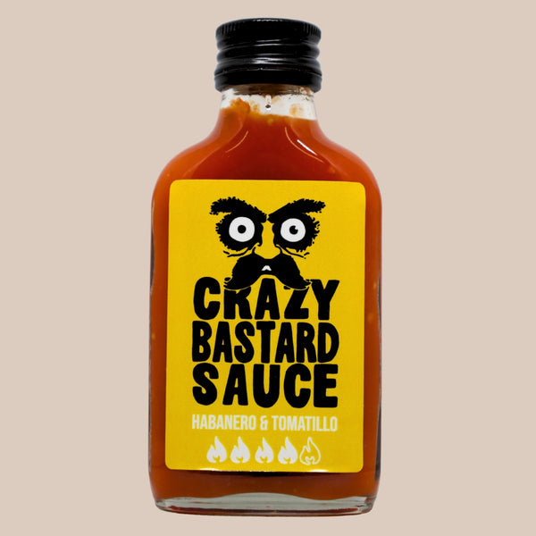 Salsa Picante Crazy Bastard Sauce Habanero y Tomatillo 100ml