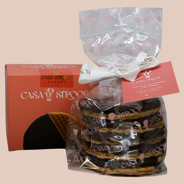 Galletas Stroopwafels Artesanales con Chocolate 480 g