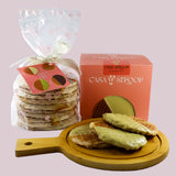 Galletas Stroopwafels Artesanales Cubiertas de Chocolate Blanco
