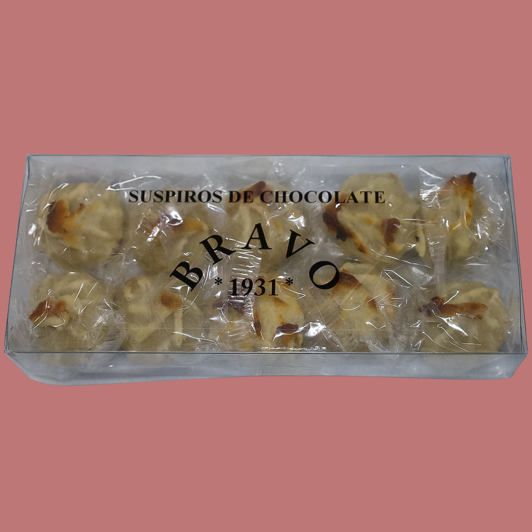 Suspiros de Chocolate: Mazapán relleno de Crema de Chocolate 225 g
