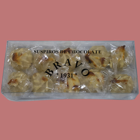 Suspiros de Chocolate: Mazapán relleno de Crema de Chocolate 225 g