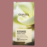 Tableta de Chocolate Blanco Kayambe Cluizel Paris 70 g