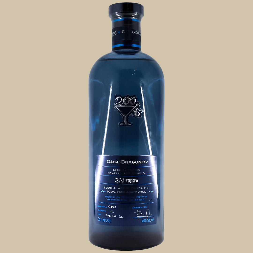 Tequila 200 Copas Edición Especial de Karol G y Casa Dragones