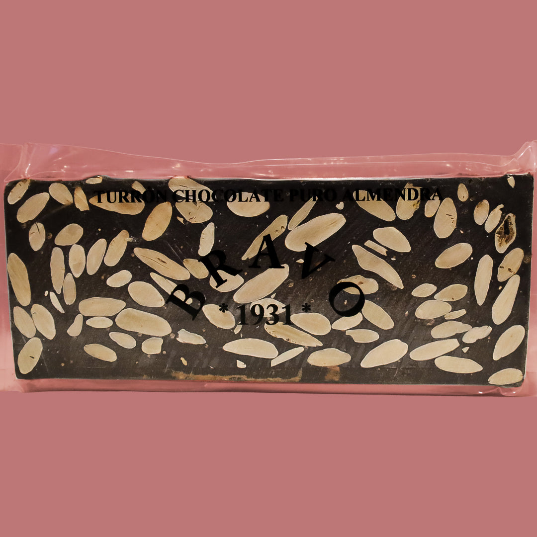 Turrón de Chocolate Negro con Almendras Sin Gluten 200 g