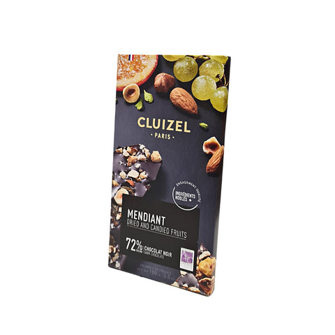 Michel Cluizel Chocolate Negro 72% con Frutos Secos Cristalizados. 100 g Michel Cluizel