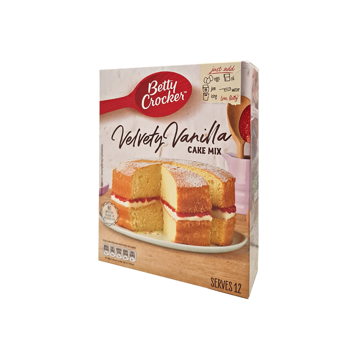 Velvety Vanilla Cake Mix. 425 g General Mills Hellas S.A.